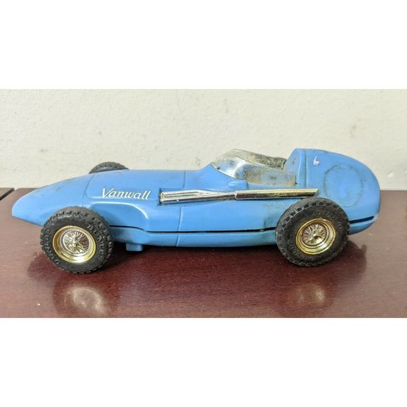 Vintage 1/32 VANWALL MM / C55 SCALEXTRIC Tri-ang SLOT CAR Blue Lotus - Picture 3 of 10